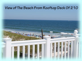 View Of The Beach From Rooftop Deck Of 210 E. 16th Street